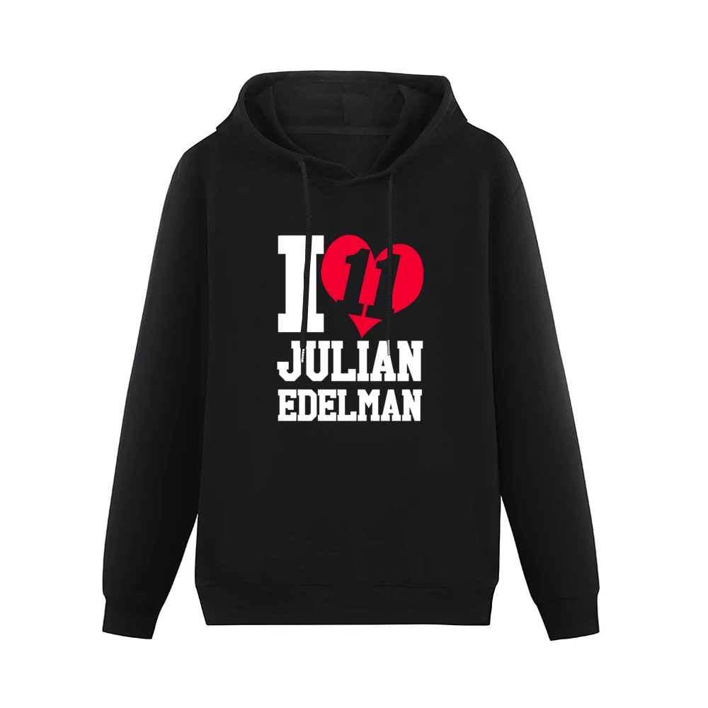 I Heart Love Julian Edelman 11 Fun New England Football Fan Graphic T Men Hoodie Without Pocket