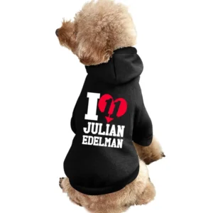 I Heart Love Julian Edelman 11 Fun New England Football Fan Graphic T Pet Apparel Clothes