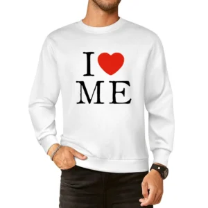I Heart Me European Size Pullover Sweater