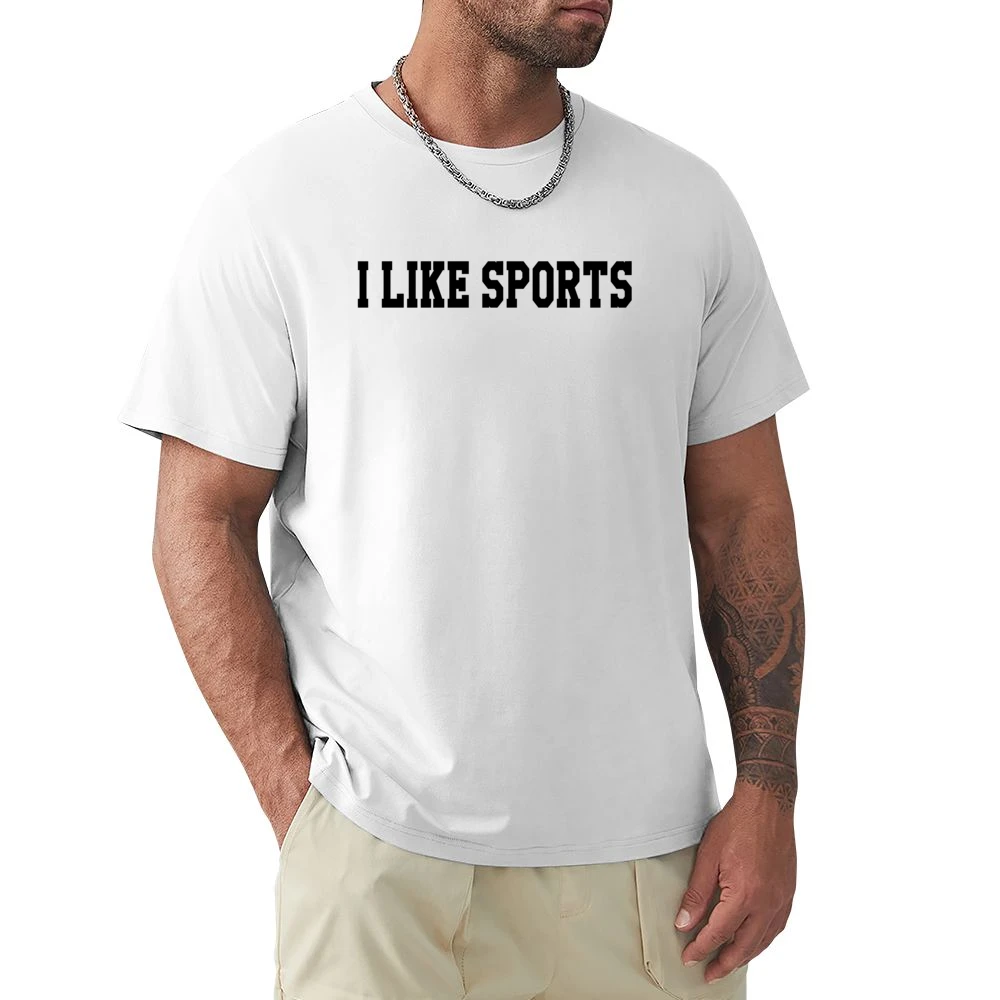I Like Sports Fun Graphic Premium Men T-shirt
