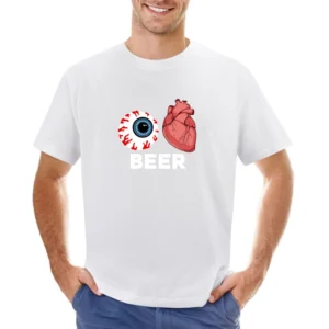 I Love Beer Halloween Tshirt (all Colors And Styles Available) Asian Size Men T-Shirt