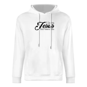 I Love Jesus But I Cuss A Little Funny Graphic Tee Shirt European Size Men Hoodie