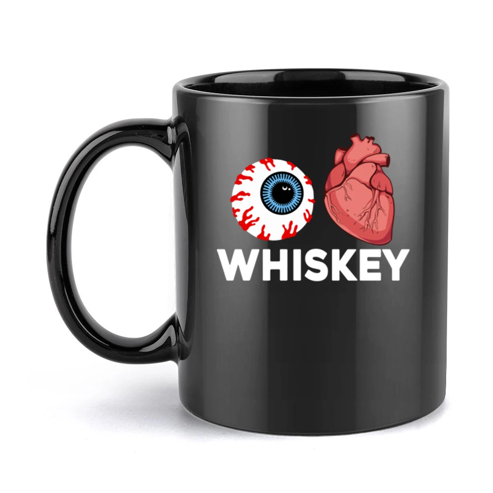 I Love Whiskey Halloween Tshirt (all Colors And Styles Available) Black Mug