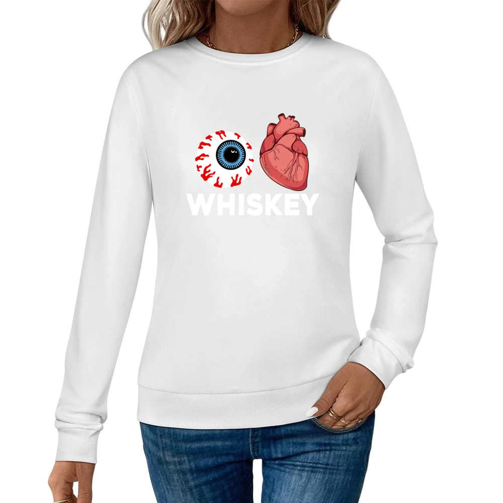 I Love Whiskey Halloween Tshirt (all Colors And Styles Available) Women Pullover Sweatshirt