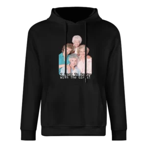 I Partied With The Golden Girls Funny Retro European Size Men Hoodie