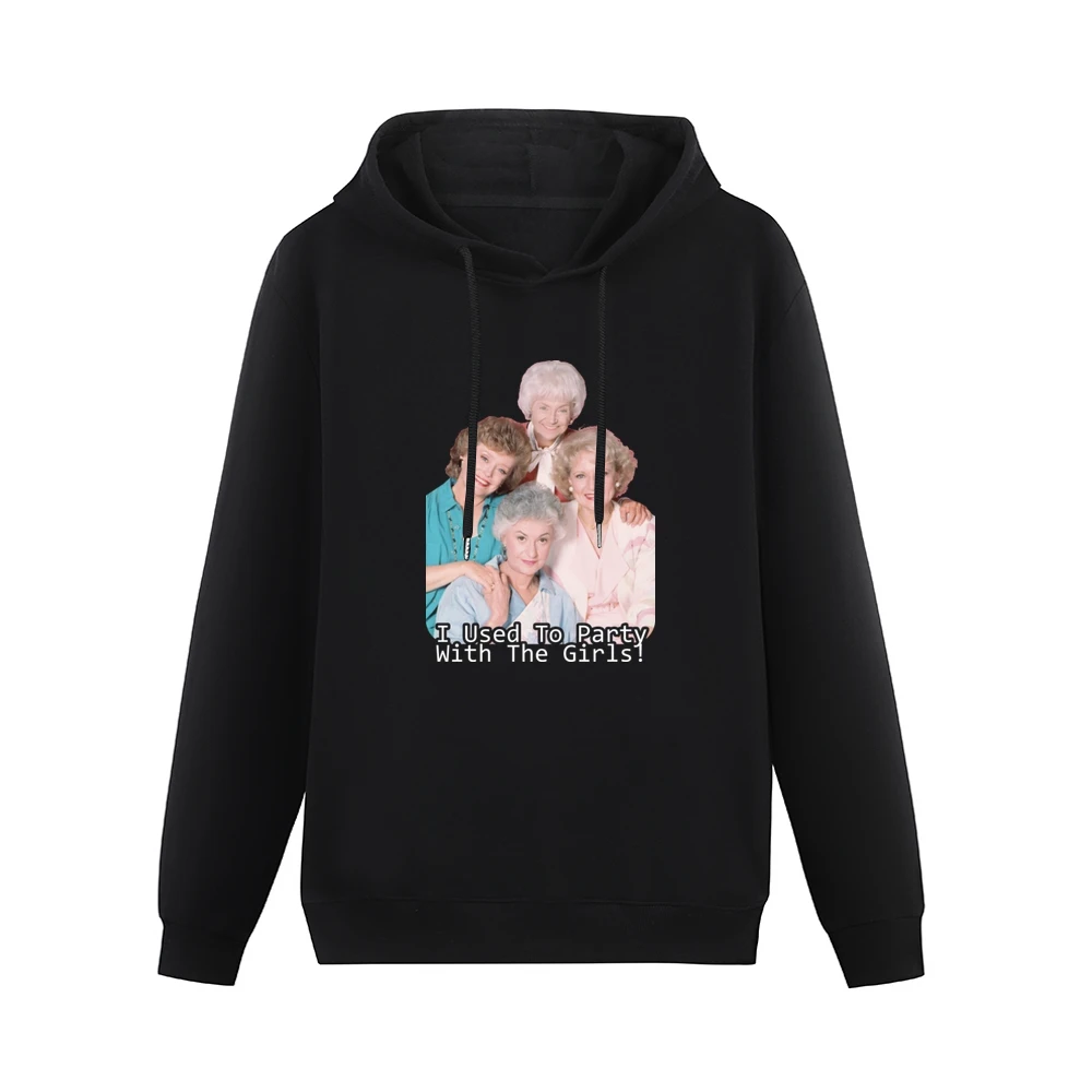 I Partied With The Golden Girls Funny Retro Men Hoodie Without Pocket