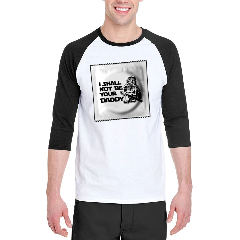 I Shall Not Be Your Father Funny Men 3/4 Sleeve T-Shirt