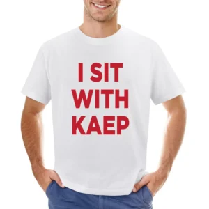 I Sit With Kaep Colin Kaepernick Support National Anthem Protest Footb Asian Size Men T-Shirt