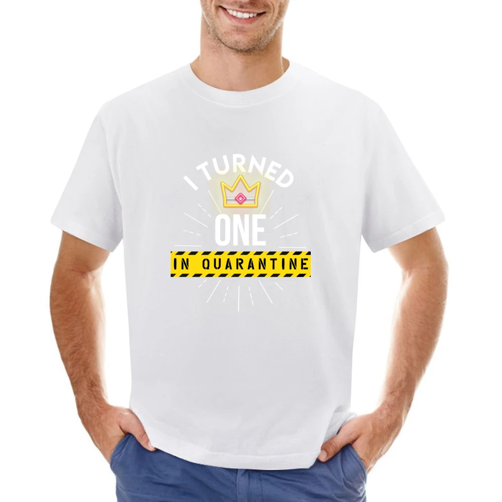 I Turned One In Quarantine Baby Asian Size Men T-Shirt