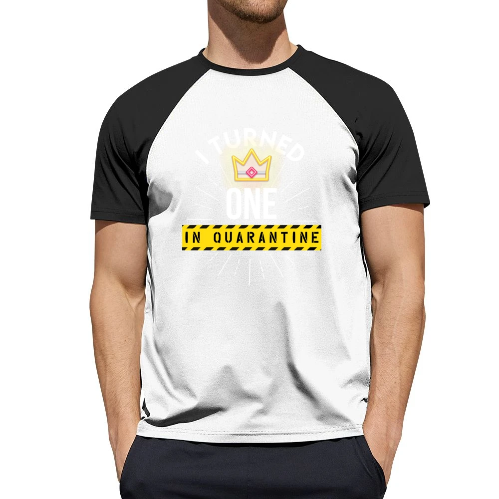 I Turned One In Quarantine Baby Men Short Sleeve T-Shirt