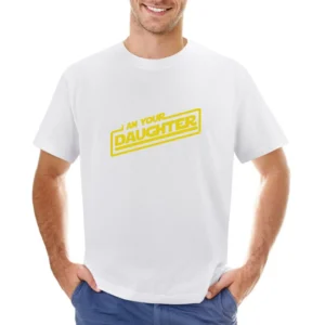 I am your Daughter funny star wars geek skywalker Asian Size Men T-Shirt