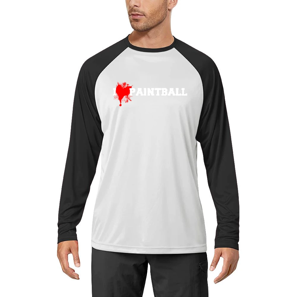 I heart Paintball Men Long Sleeve T-Shirt
