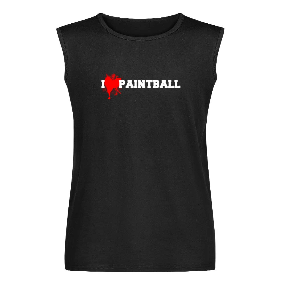 I heart Paintball Men Sleeveless T-Shirt