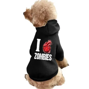 I heart Zombies - Living dead Creature lover Pet Apparel Clothes
