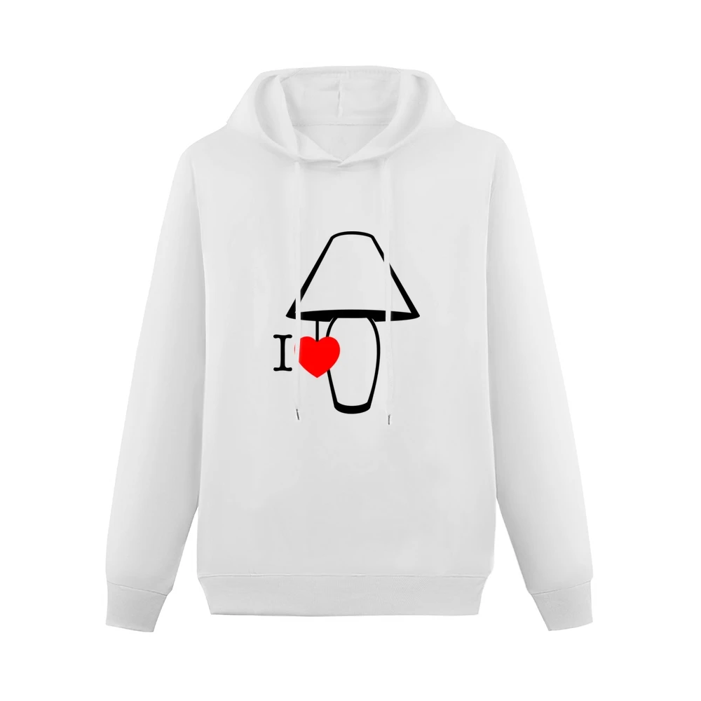 I heart lamp Men Hoodie Without Pocket