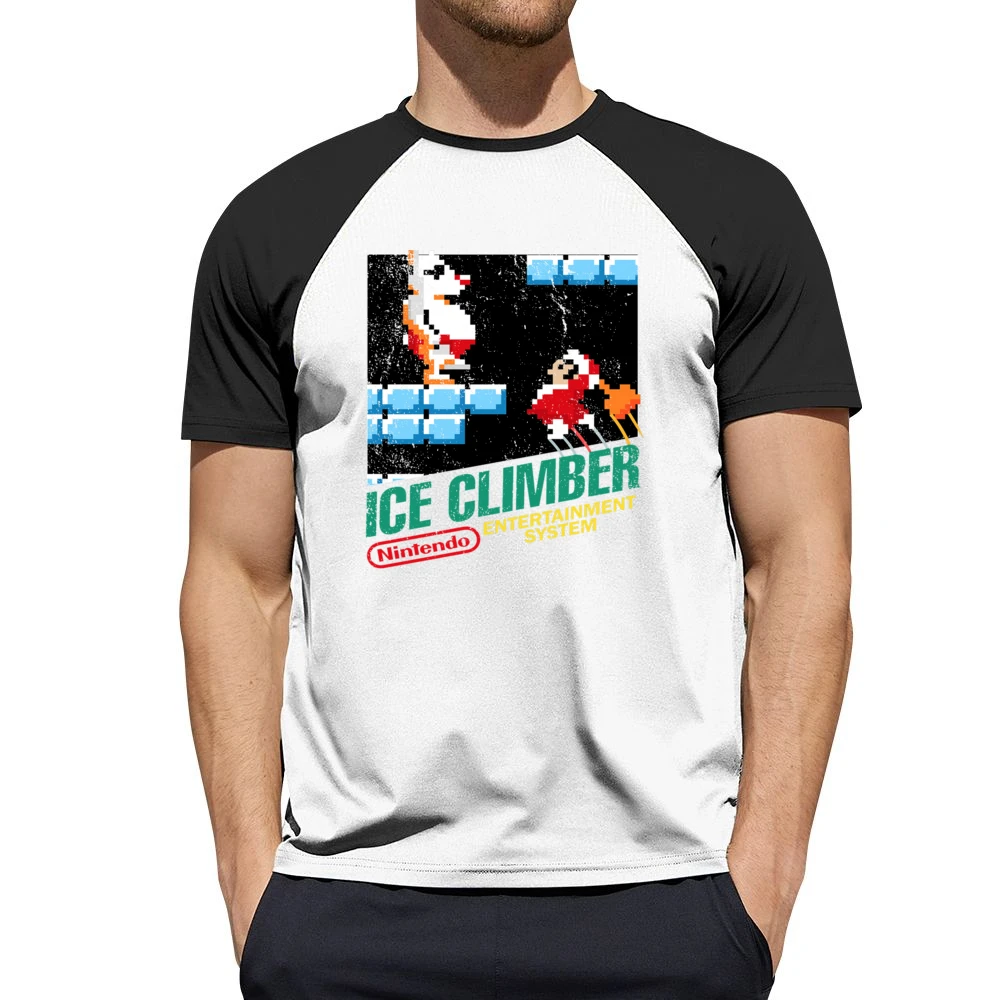 Ice Climber Nes Nintendo Old School Retro Video Game Japanese Fan Dist Men Short Sleeve T-Shirt