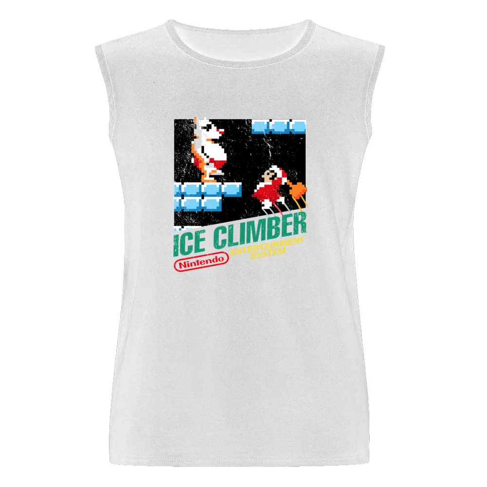 Ice Climber Nes Nintendo Old School Retro Video Game Japanese Fan Dist Men Sleeveless T-Shirt