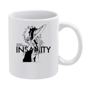 Ichigo Kurosaki half hollow shinigami fighting on the edge of insanity White Mug