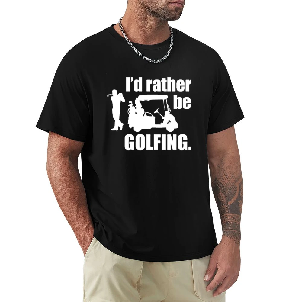 I'd rather be Golfing Premium Men T-shirt
