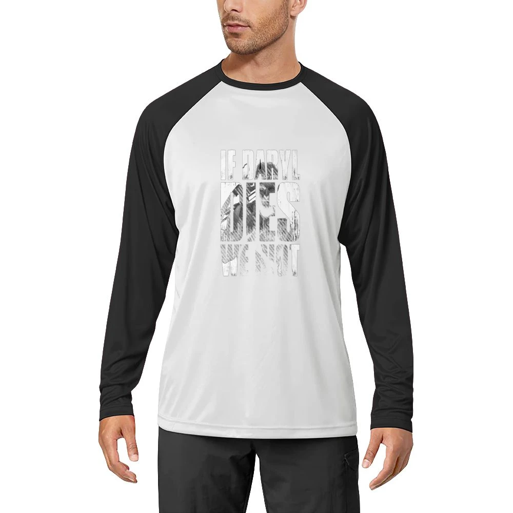If Daryl Dies We Riot Tshirt Men Long Sleeve T-Shirt