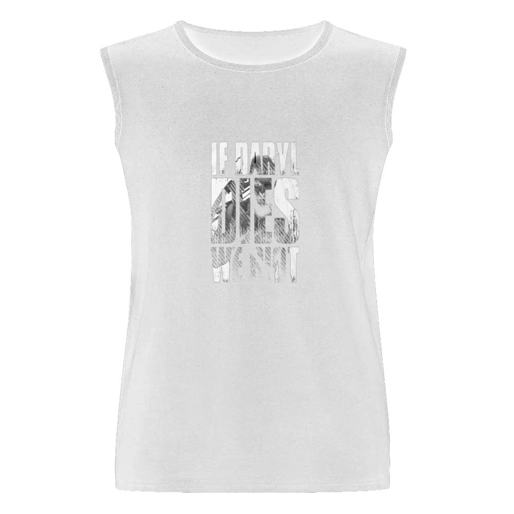 If Daryl Dies We Riot Tshirt Men Sleeveless T-Shirt