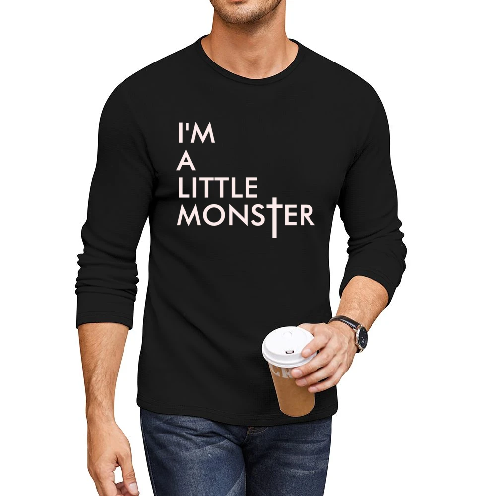 I'm A Little Monster Gaga Music Men CrewNeck Long Sleeve T-Shirt