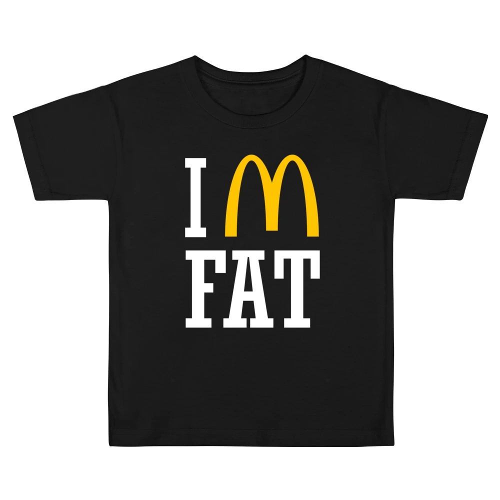 Im Fat Funny Fast Food Kids Boys Girls T-Shirt