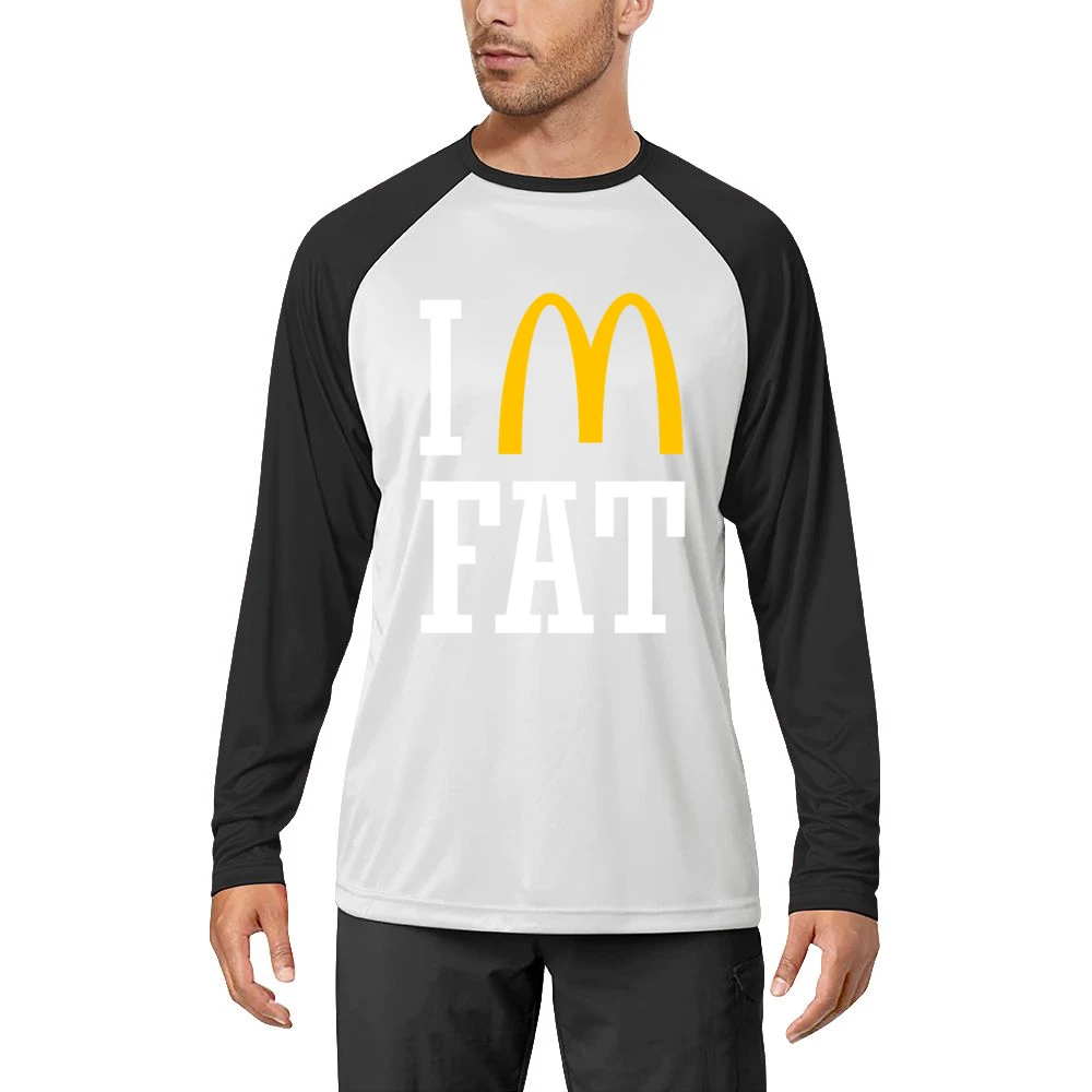 Im Fat Funny Fast Food Men Long Sleeve T-Shirt