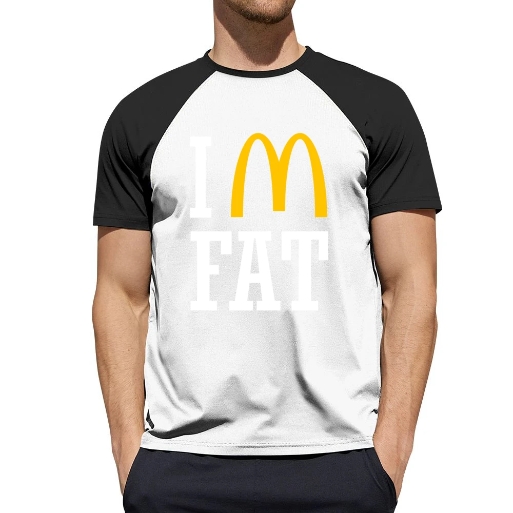Im Fat Funny Fast Food Men Short Sleeve T-Shirt