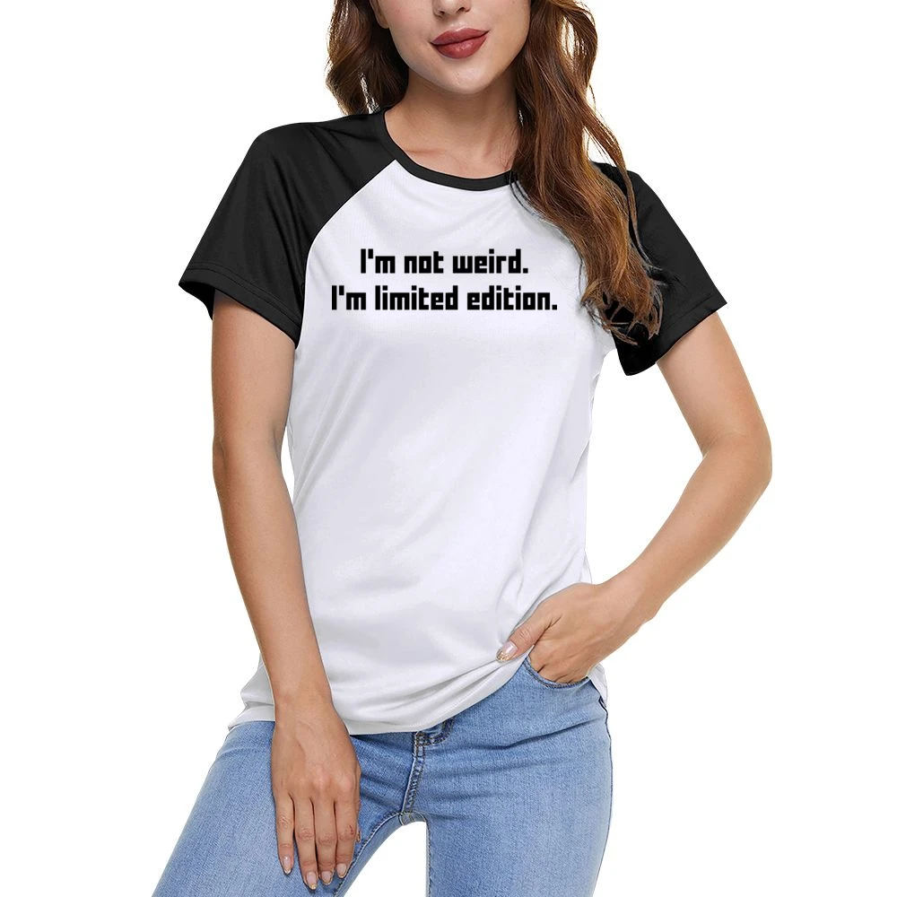 I'm Limited Edition Women Ladies Short Sleeve T-Shirt