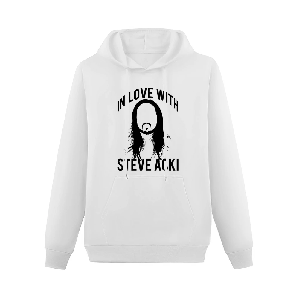 In Love With Steve Aoki Electronic House Music Producer Graphic T Shir Men Hoodie With Pocket