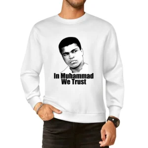 In Muhammad We Trust European Size Pullover Sweater
