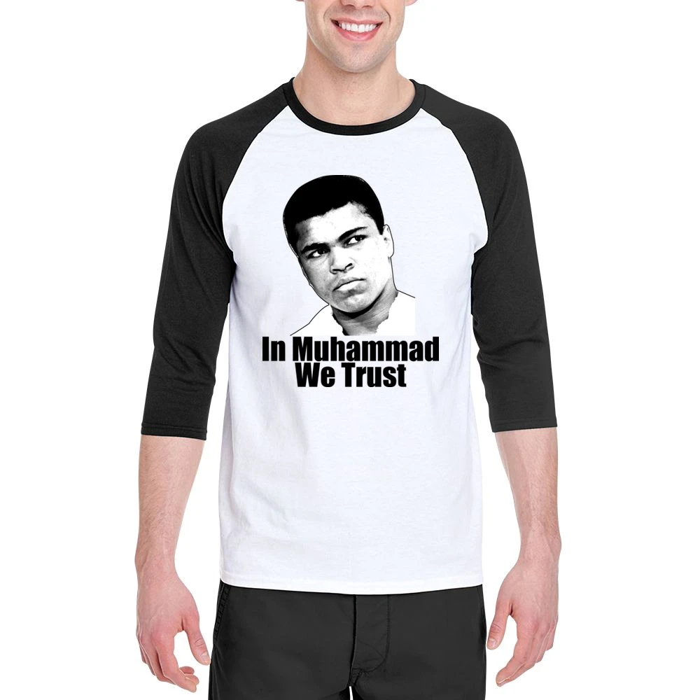 In Muhammad We Trust Men 3/4 Sleeve T-Shirt