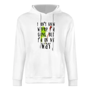 Ink stains - I dont know where i'm going but i'm on my way European Size Men Hoodie