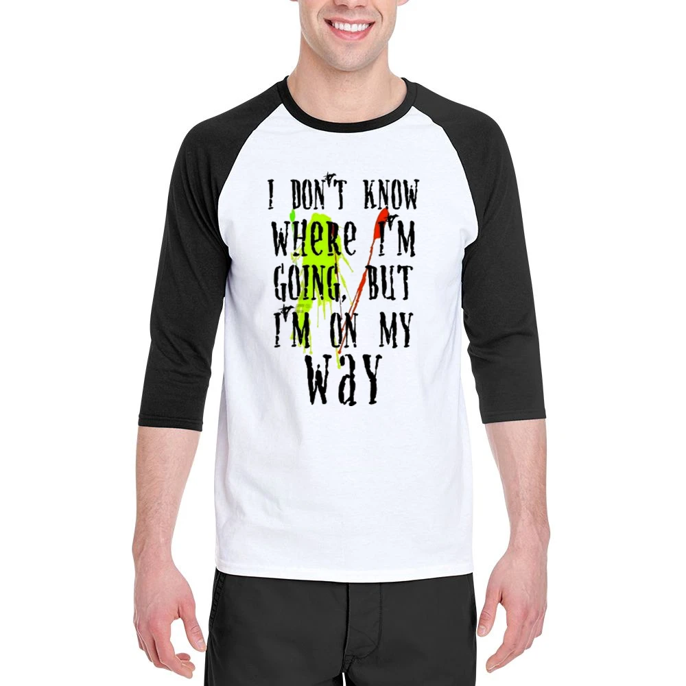 Ink stains - I dont know where i'm going but i'm on my way Men 3/4 Sleeve T-Shirt