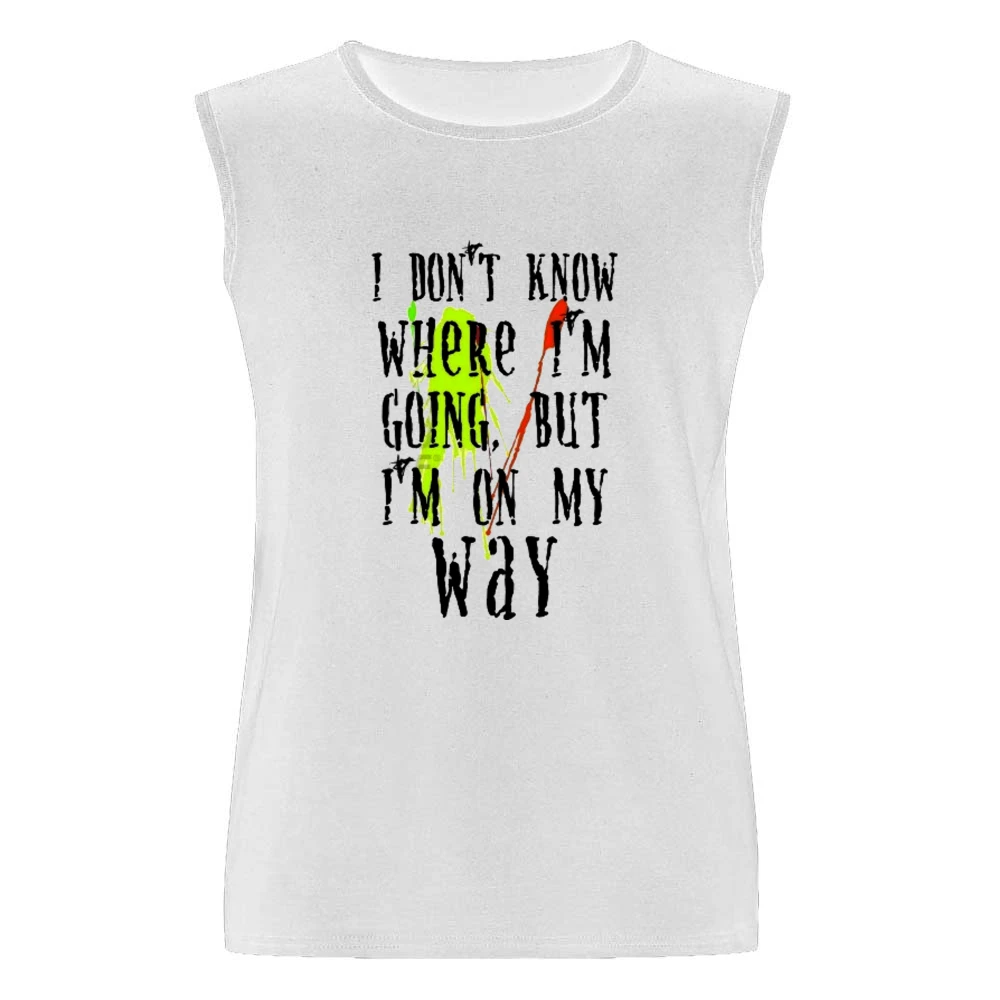 Ink stains - I dont know where i'm going but i'm on my way Men Sleeveless T-Shirt