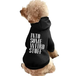 Into Some Weird Stuff Funny Graphic Pet Apparel Clothes