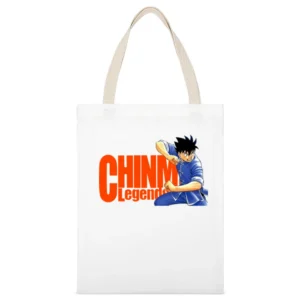 Iron Fist Chinmi Legends dairin temple Kungfu Boy Takeshi Maekawa mang White Canvas Tote Shopping Bag