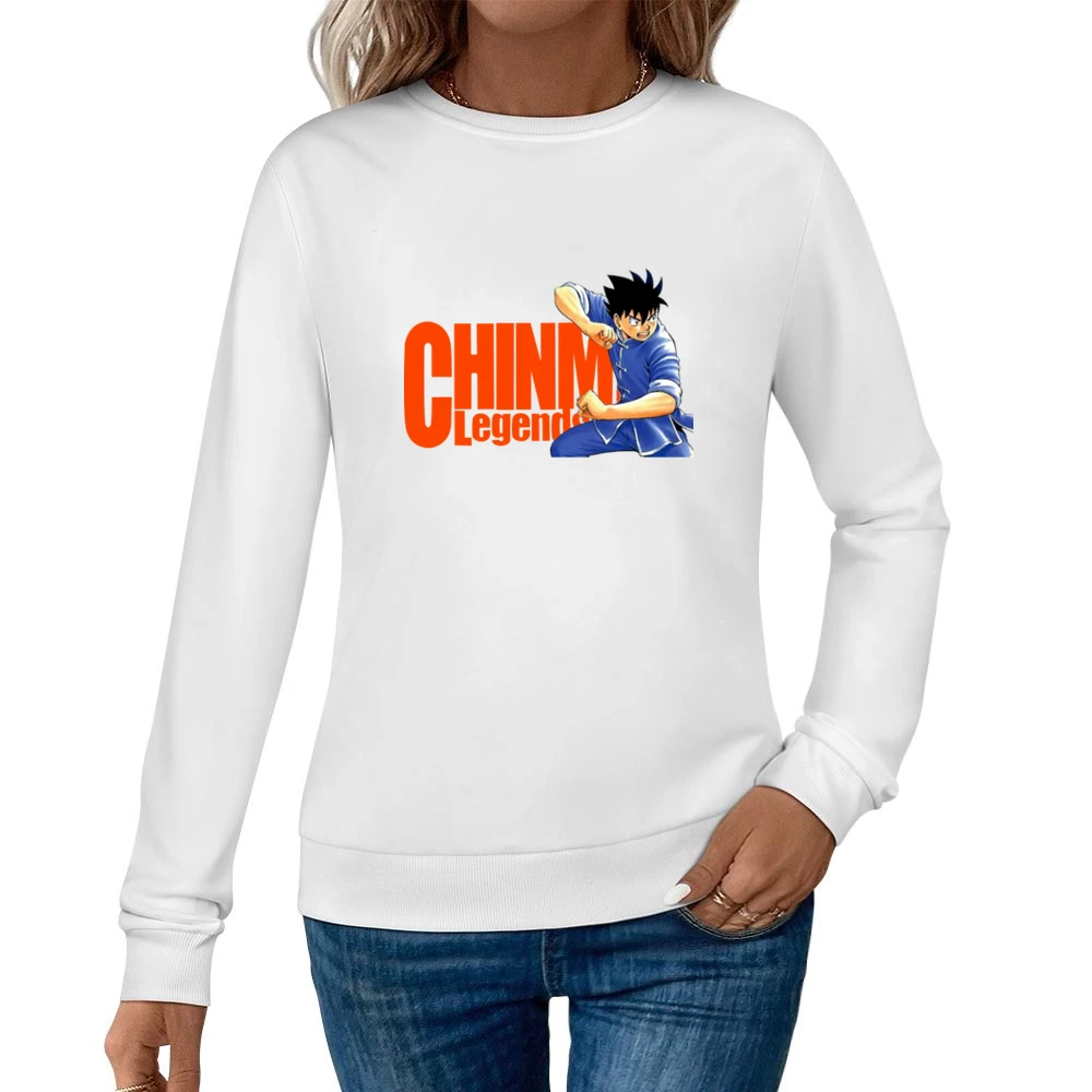 Iron Fist Chinmi Legends dairin temple Kungfu Boy Takeshi Maekawa mang Women Pullover Sweatshirt