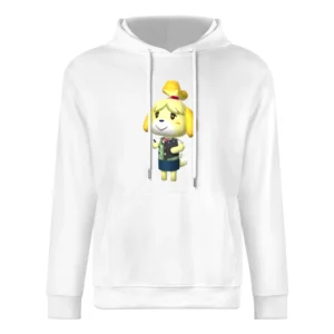 Isabelle From Animal Crossing Nintendo Character Video Game Fan T Shir European Size Men Hoodie