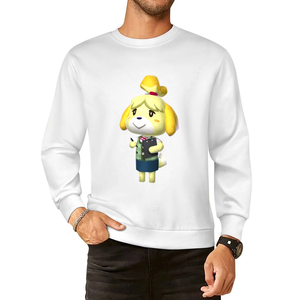 Isabelle From Animal Crossing Nintendo Character Video Game Fan T Shir European Size Pullover Sweater