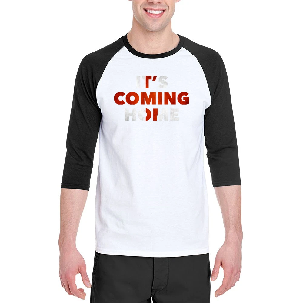 It's Coming Home England World Cup 2018 Soccer Football Fan Men 3/4 Sleeve T-Shirt