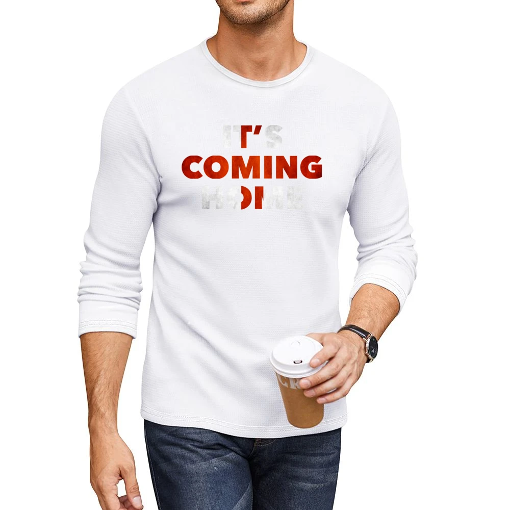 It's Coming Home England World Cup 2018 Soccer Football Fan Men CrewNeck Long Sleeve T-Shirt
