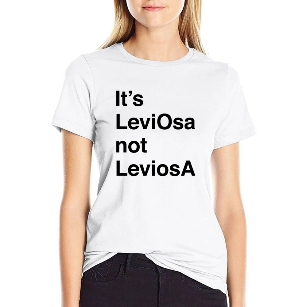 Its LeviOsa Not LeviosA Funny Harry Potter Popular Book Novel Movie Qu US Size Women Ladies T-shirt
