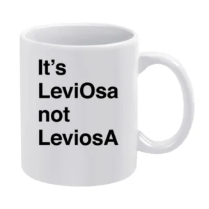 Its LeviOsa Not LeviosA Funny Harry Potter Popular Book Novel Movie Qu White Mug