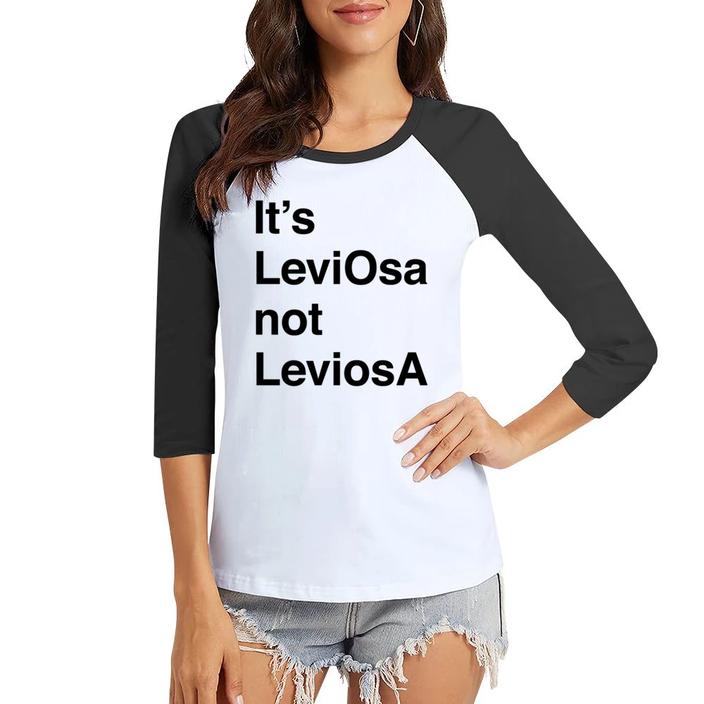Its LeviOsa Not LeviosA Funny Harry Potter Popular Book Novel Movie Qu Women Ladies 3-4 Sleeve T-Shirt