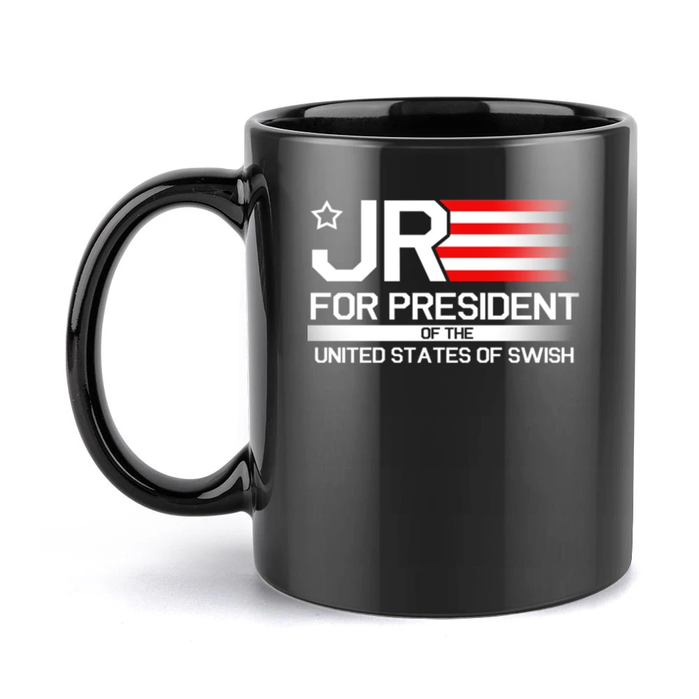 JR Smith For President Of the United States Of Swish Fun Cleveland Cha Black Mug