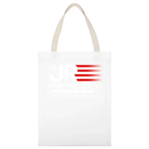 JR Smith For President Of the United States Of Swish Fun Cleveland Cha White Canvas Tote Shopping Bag