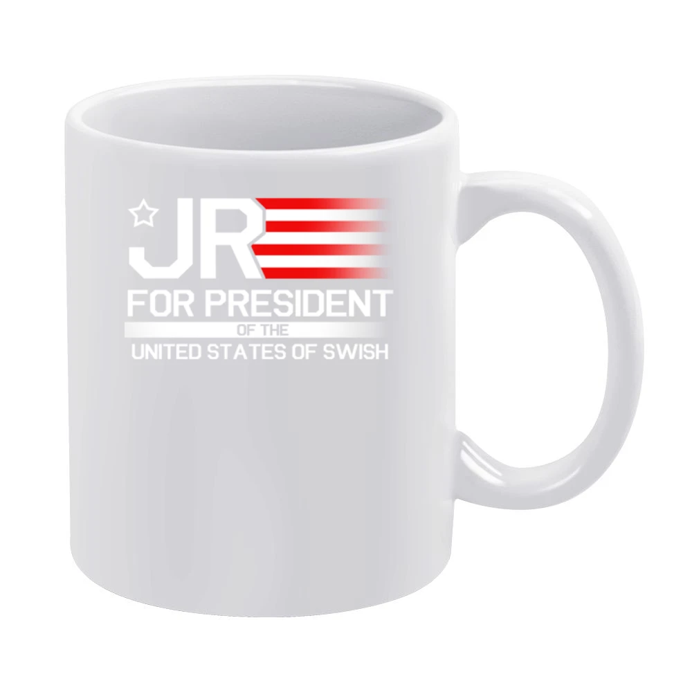 JR Smith For President Of the United States Of Swish Fun Cleveland Cha White Mug