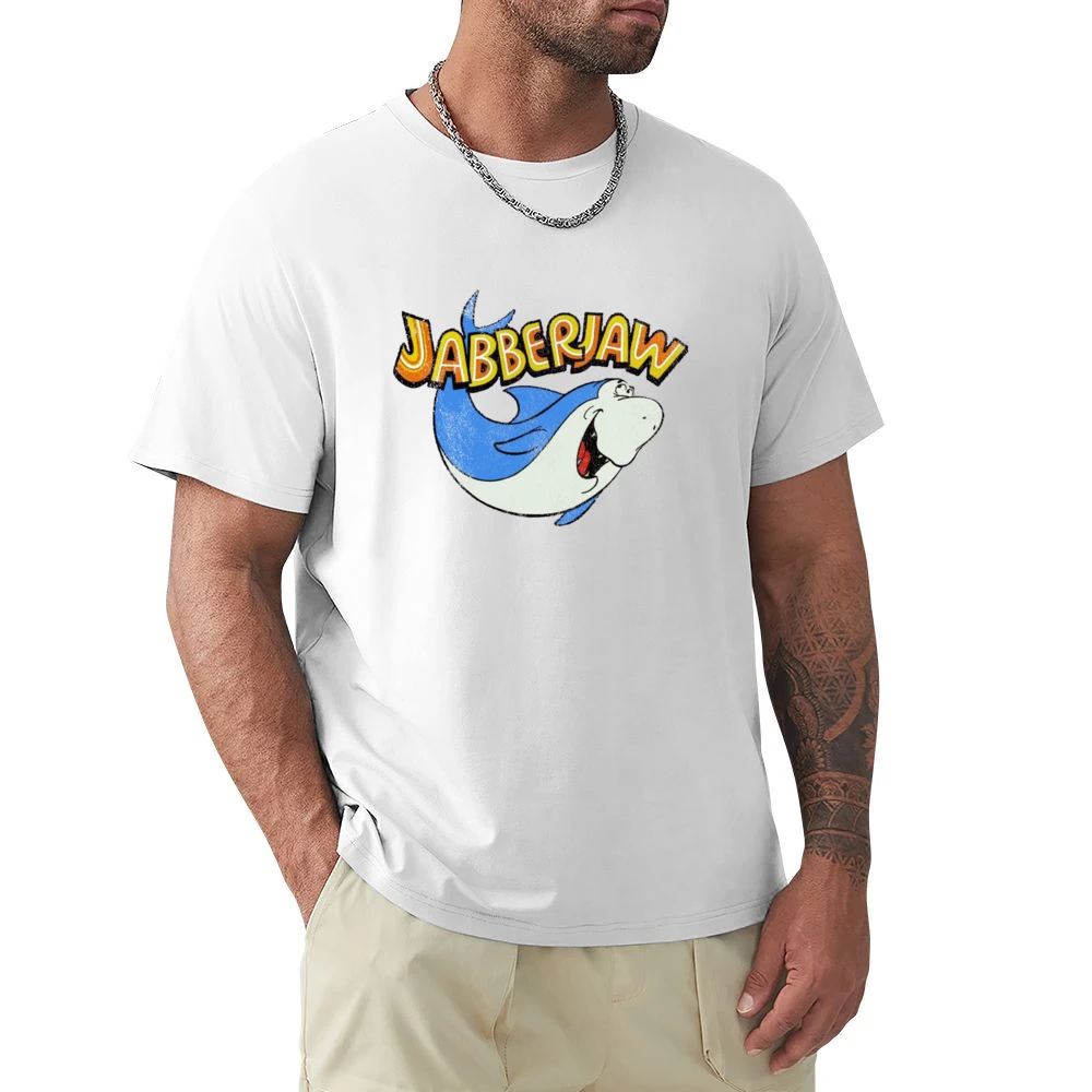 Jabberjaw Fun Cool Vintage Style Distressed Graphic Retro Tv Show T Sh Premium Men T-shirt